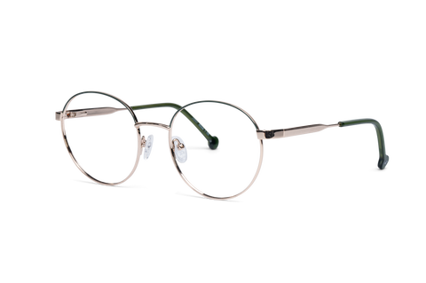 Vintage Brille Olive Gold