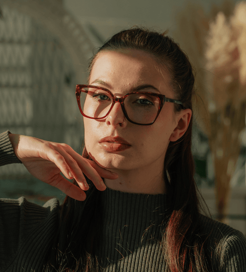 Selbstbewusst – Dunkelrot