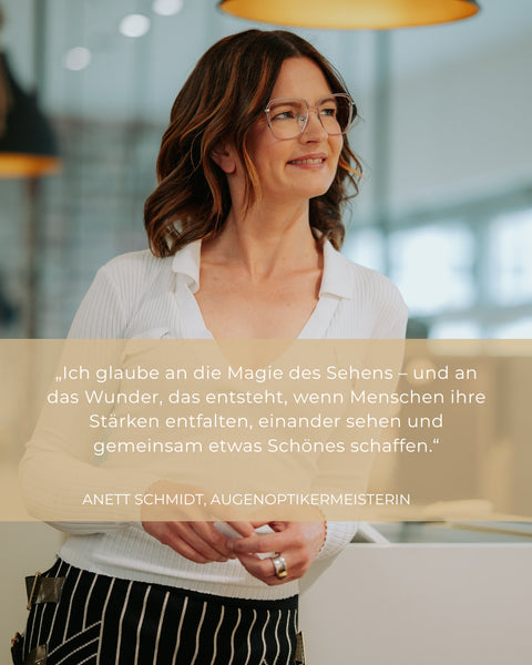 Anett Schmidt als Sehexpertin für Brillenberatung Online