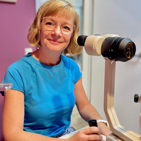 Anja, Augenoptikermeisterin bei Barth Optik in Glauchau.