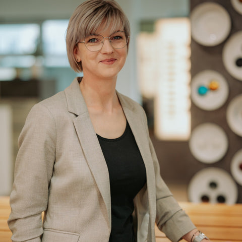 Katharina, Augenoptikerin bei Barth Optik in Glauchau.