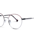 Alice Brille Rot Silber