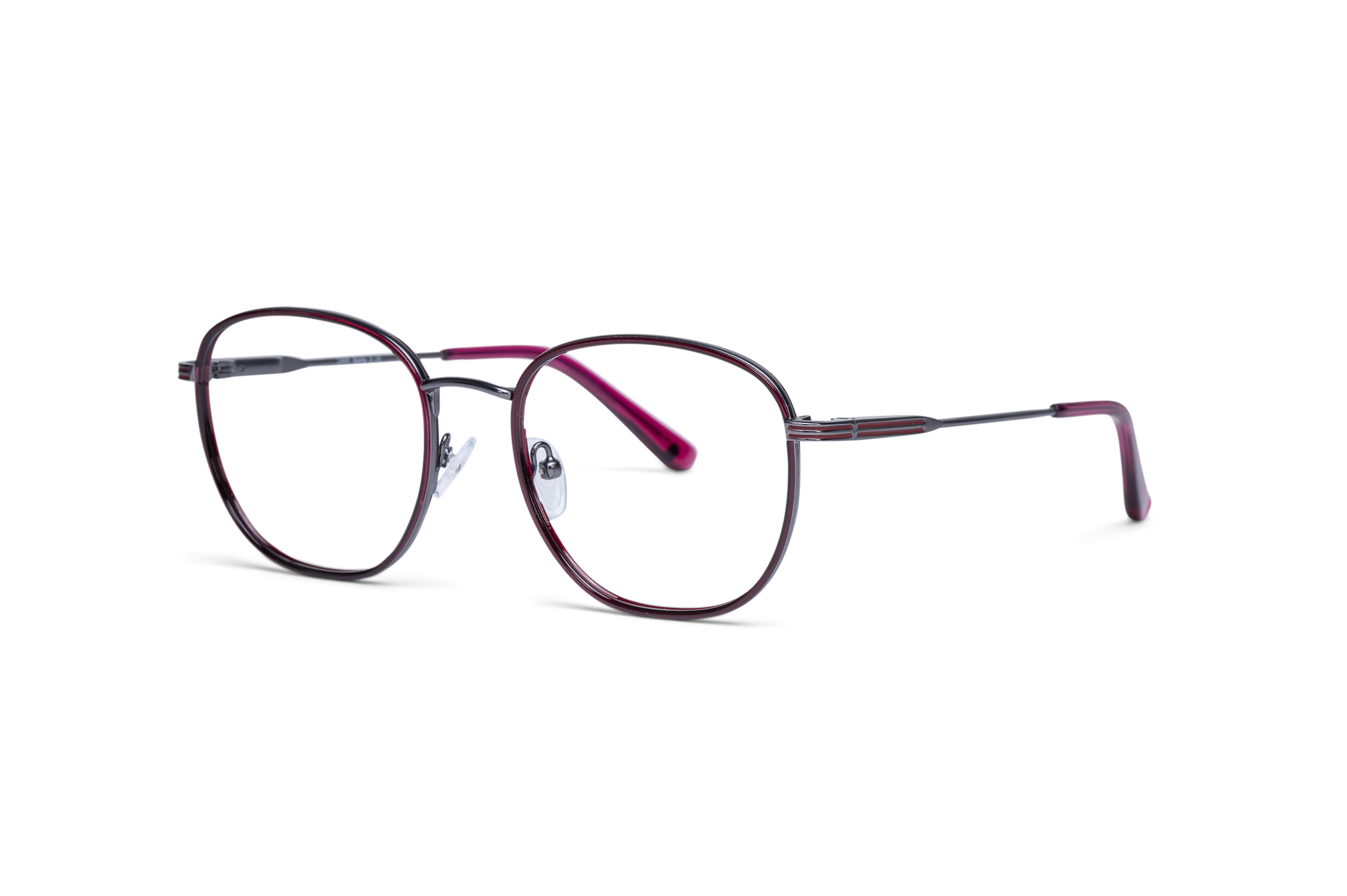 Nadia – Runde Damenbrille in Beere | ENNY – Barth Optik & ENNY Brillen