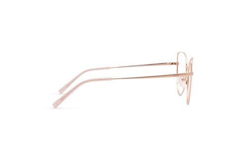 ENNY Brille Beflügelt - Cateyeform für Damen in Roségold, Seitenansicht