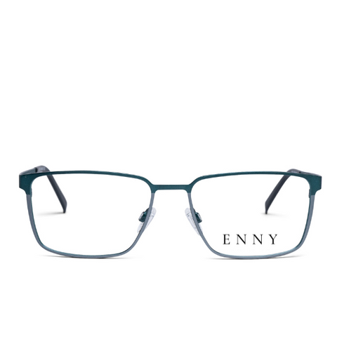 Sportliche Herren-Metallbrille in Petrol – leicht, modern & dynamisch.