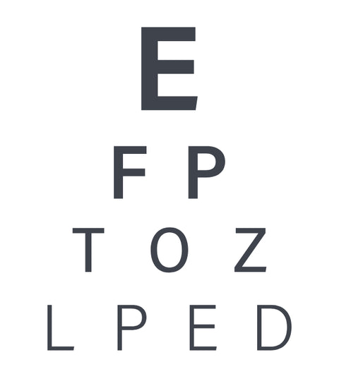 Sehtesttafel bei Barth Optik – präzise Messung der Sehstärke für bestes Sehen in jeder Lebenslage.